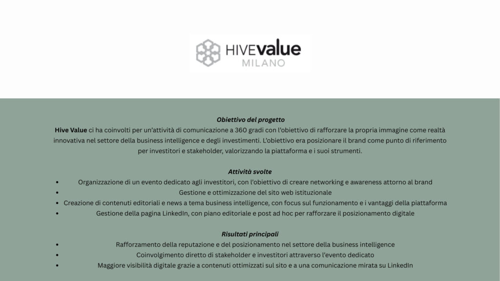 Case study Hive Value - FeNomenal Communication