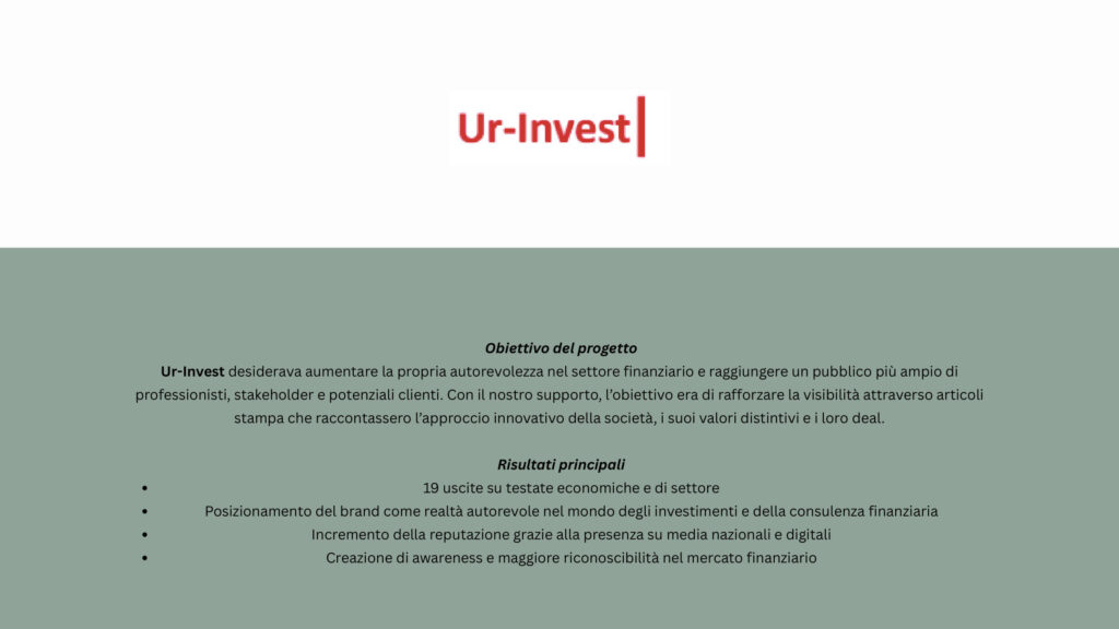 Case study Ur-Invest - FeNomenal Communication